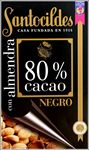 Chocolate negro 80% cacao+almendra