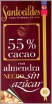 NEGRO SIN AZÚCAR CON 55% CACAO+ALMENDRA