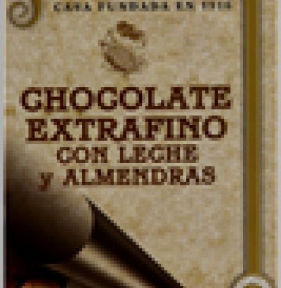 Chocolate con leche y almendras Chocolate con leche y almendras
