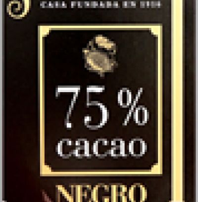 Chocolate negro 75% de cacao Chocolate negro 75% de cacao